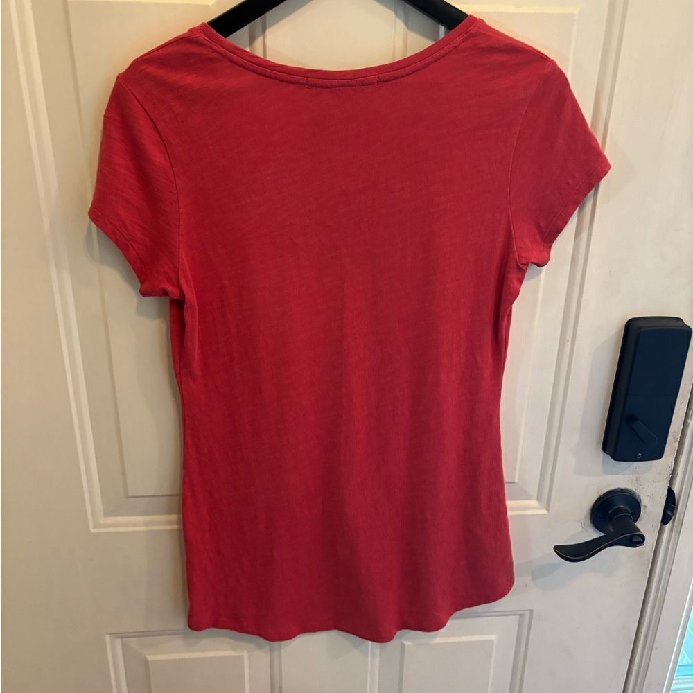 Peruvian Connection Red Short Sleeve Top - Picture 4 of 5